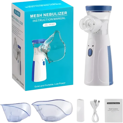 Mini Vaporizador Inalámbrico a Pila Ultrasónico Mesh Nebulizer Jsl-w302