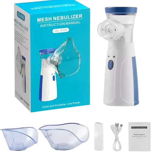 Mini Vaporizador Inalámbrico a Pila Ultrasónico Mesh Nebulizer Jsl-w302