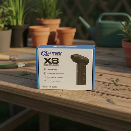 Soplador Pistola Inalámbrica Más Potencia X8 Tech